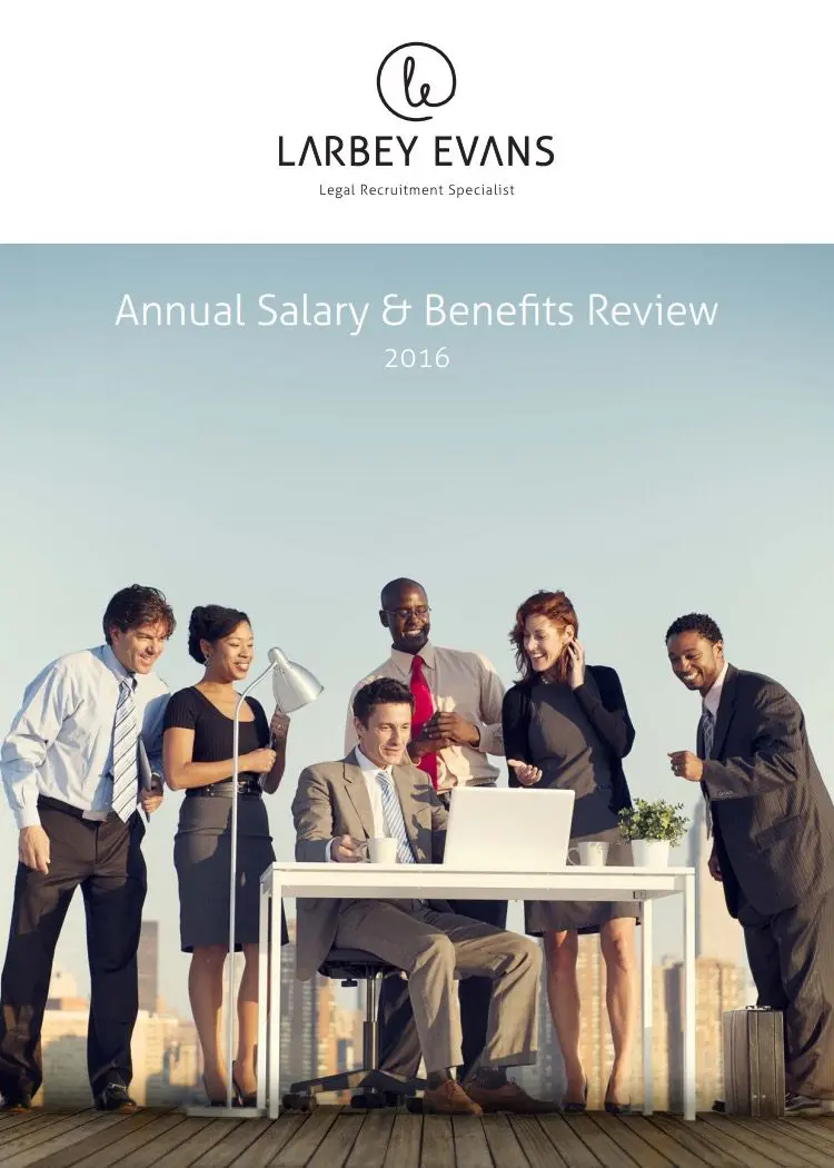 Larbey Evans publishes annual Salary & Benefits Review results