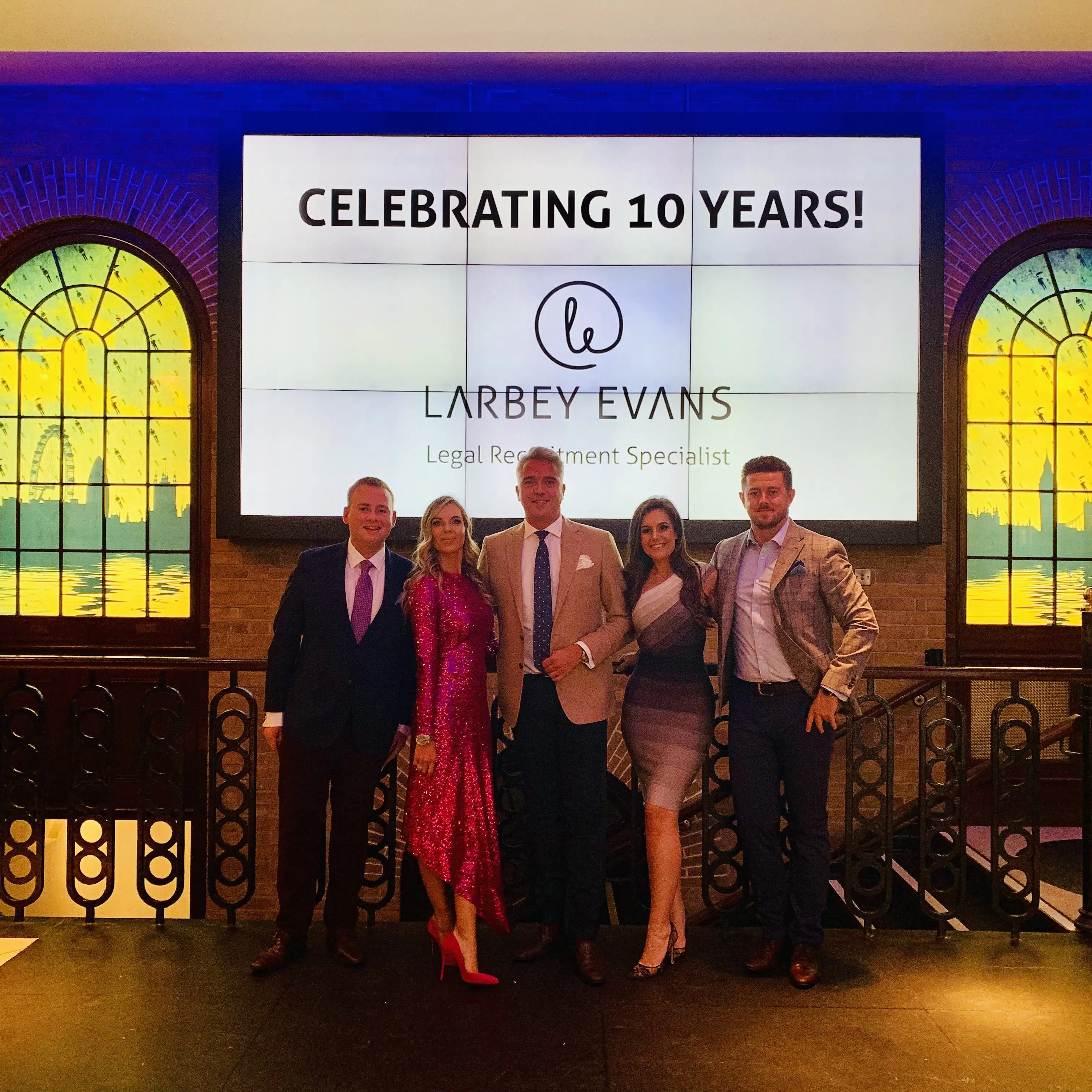 Celebrating “one decade” of Larbey Evans!